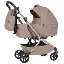 Универсальная коляска 2 в 1 Carrello Magia CRL-6655 Spice Beige бежевая с чехлом на ножки